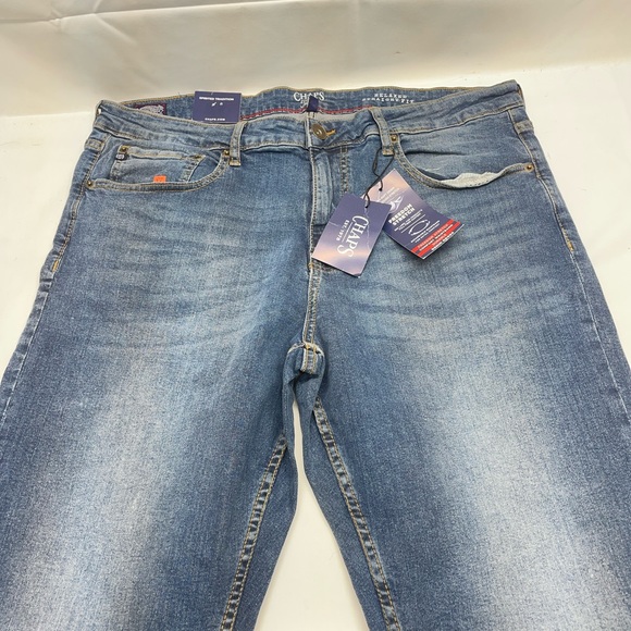 Men’s New With Tags Chaps Relaxed Straight Fit Jeans Size 36/34 - Picture 2 of 3